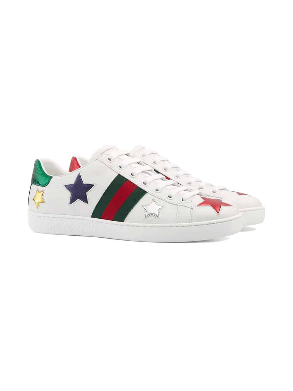 white Ace low-top leather sneakers
