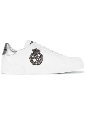 Portofino crest appliqué sneakers