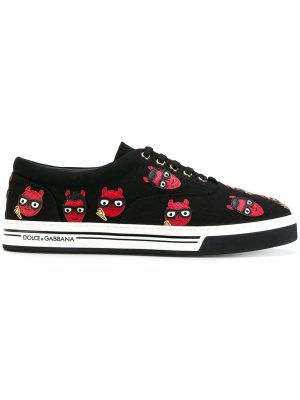 devil designer patch Brooklyn sneakers