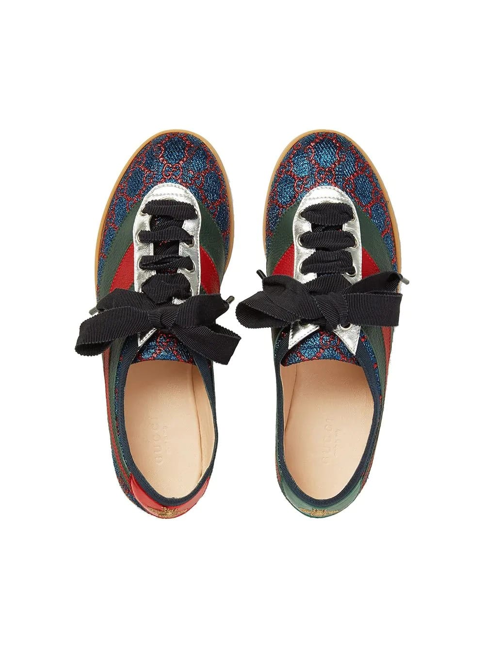 Falacer lurex GG sneaker with Web