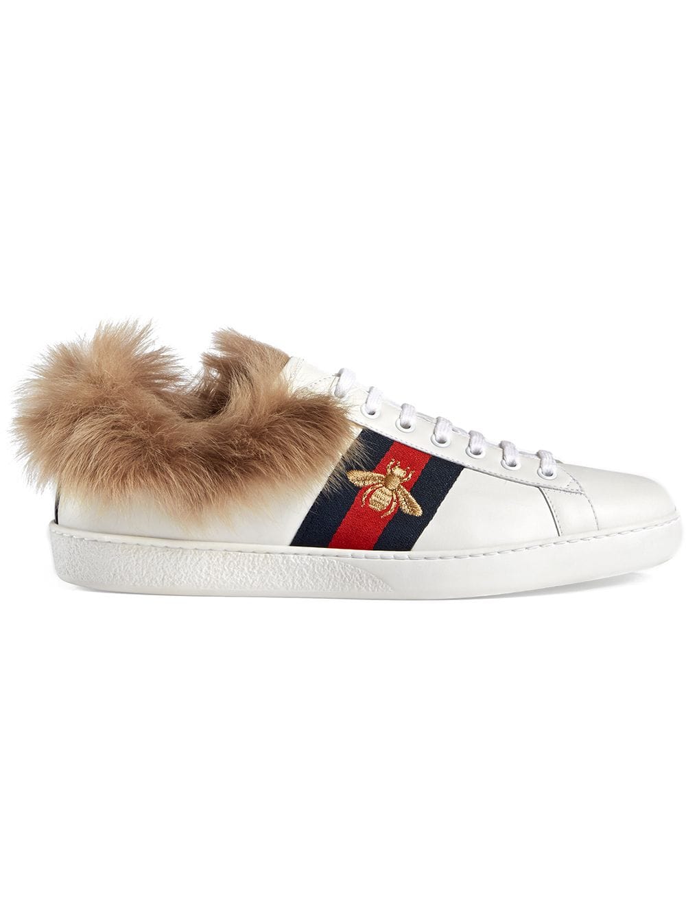 Ace sneaker with fur