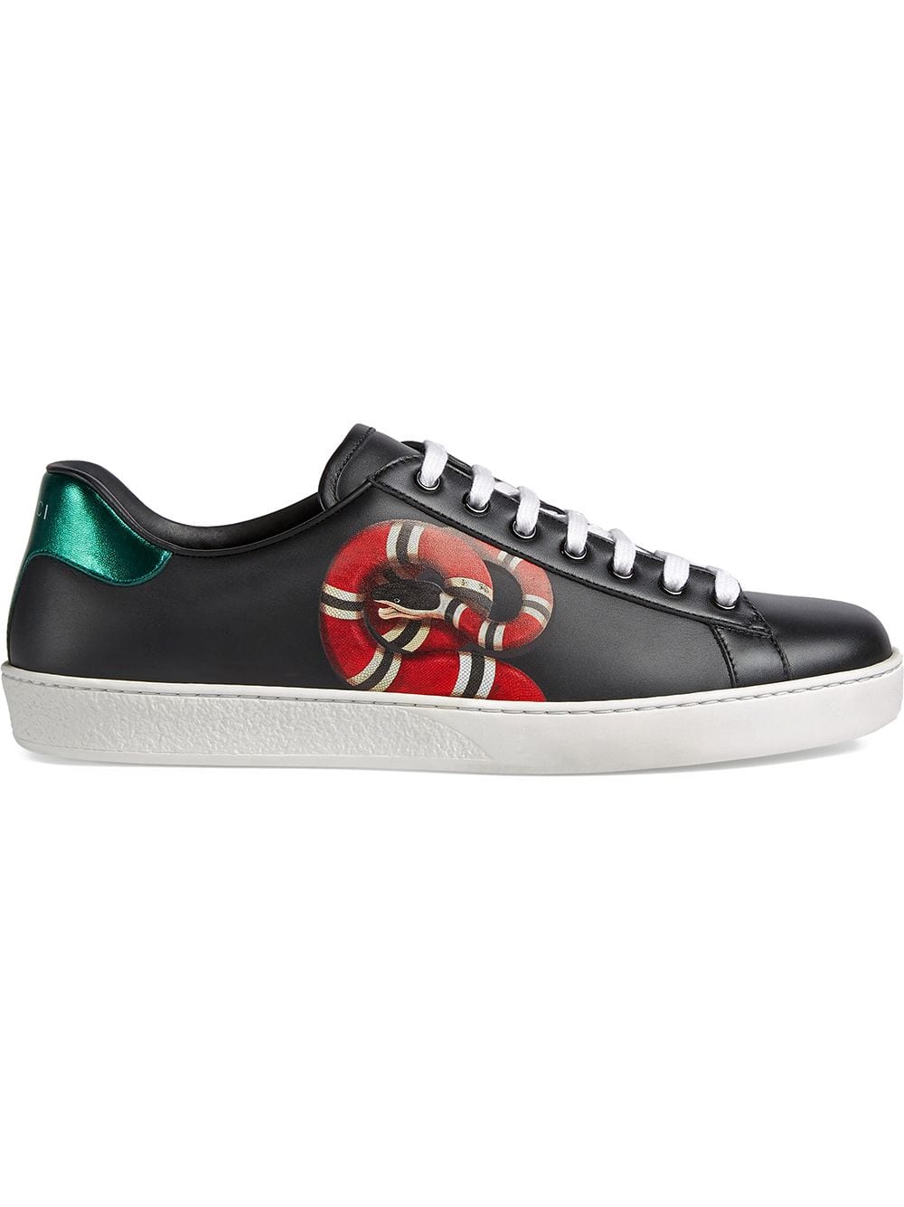 Ace Kingsnake print sneaker