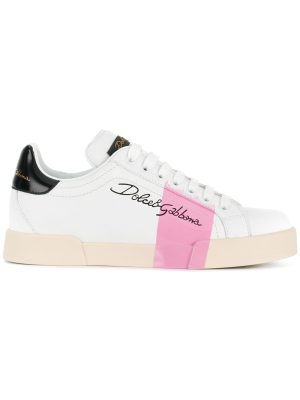 D&G Stripe Panel Sneakers