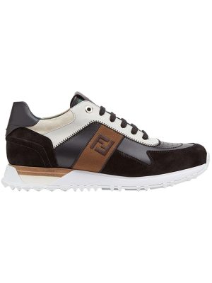 FF logo lace-up sneakers
