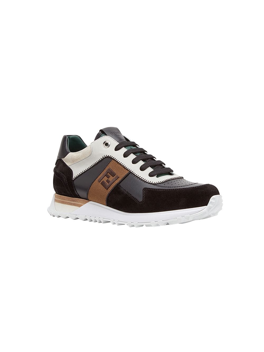 FF logo lace-up sneakers