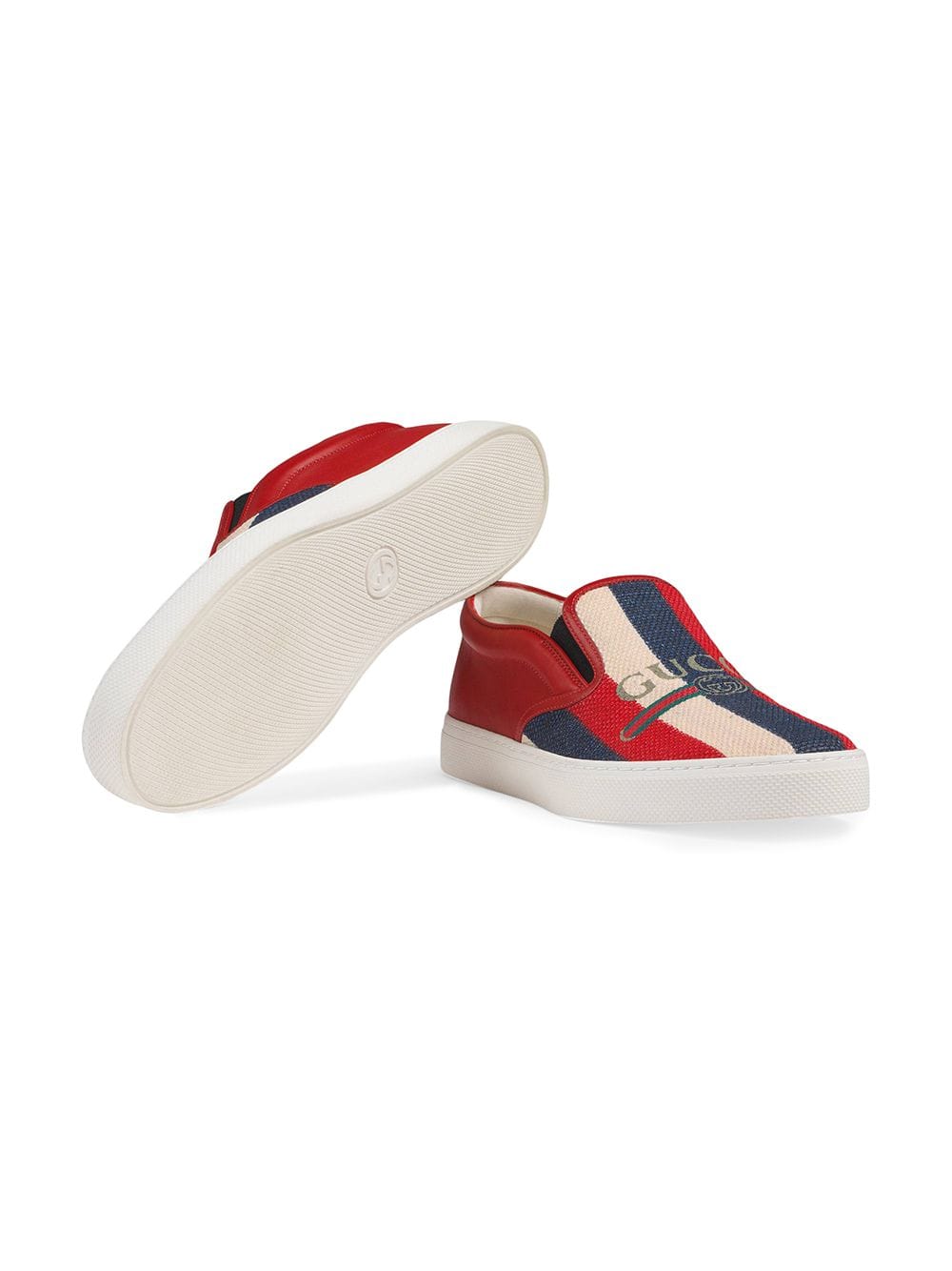 Gucci logo Sylvie slip-on sneakers