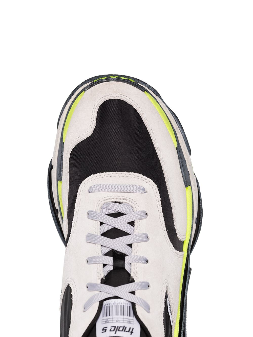 Fluorescent triple s trainers