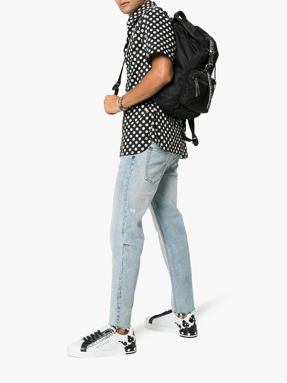 Portofino leather sneakers