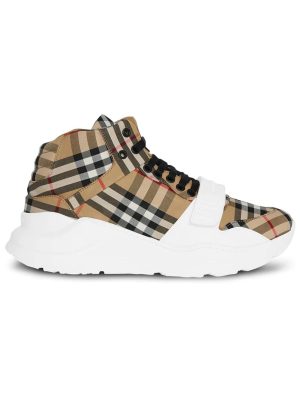 BURBERRY Vintage Check High-top Sneakers