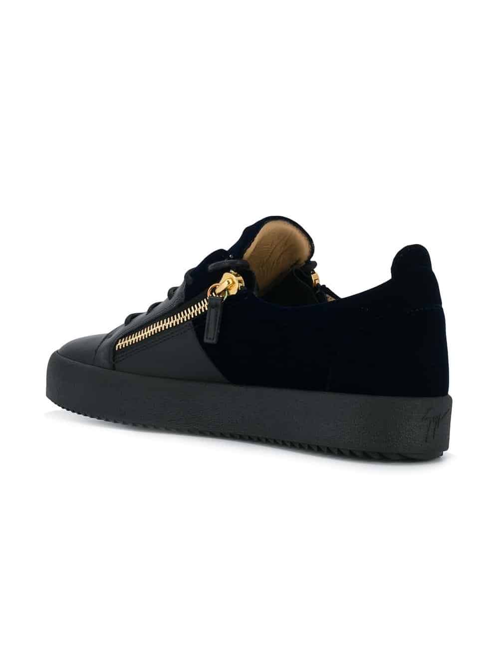 Double low-top sneakers