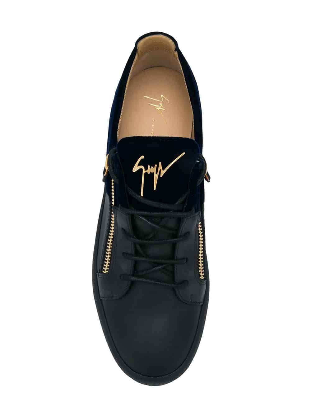 Double low-top sneakers