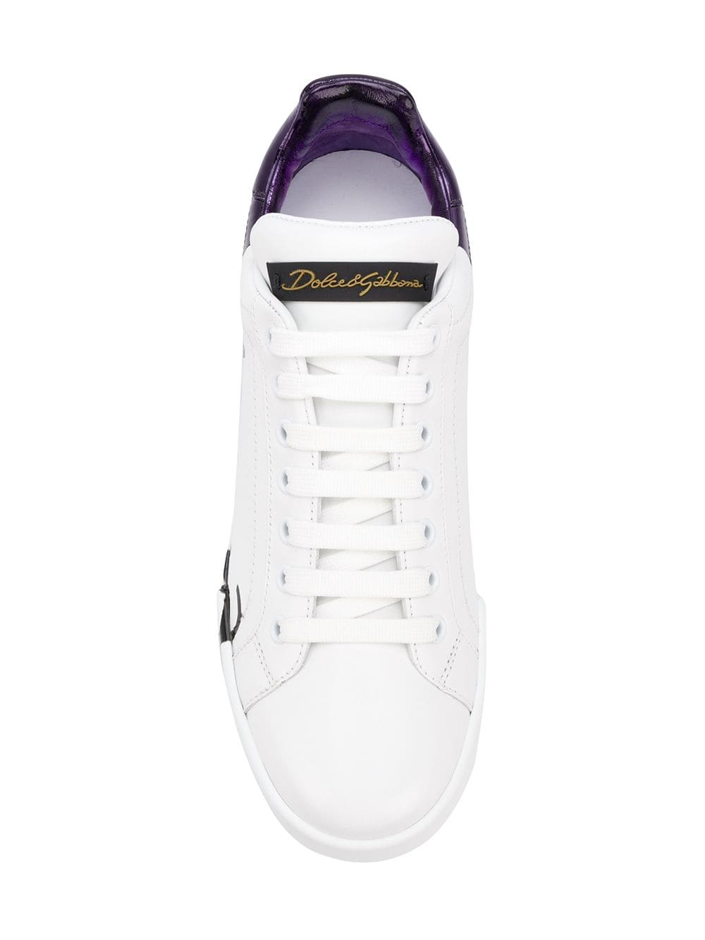 Metallic Heel Sneakers