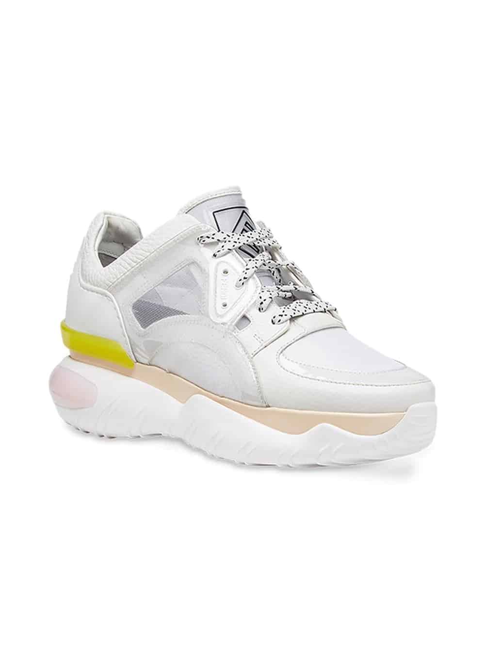 sheer panels chunky sneakers