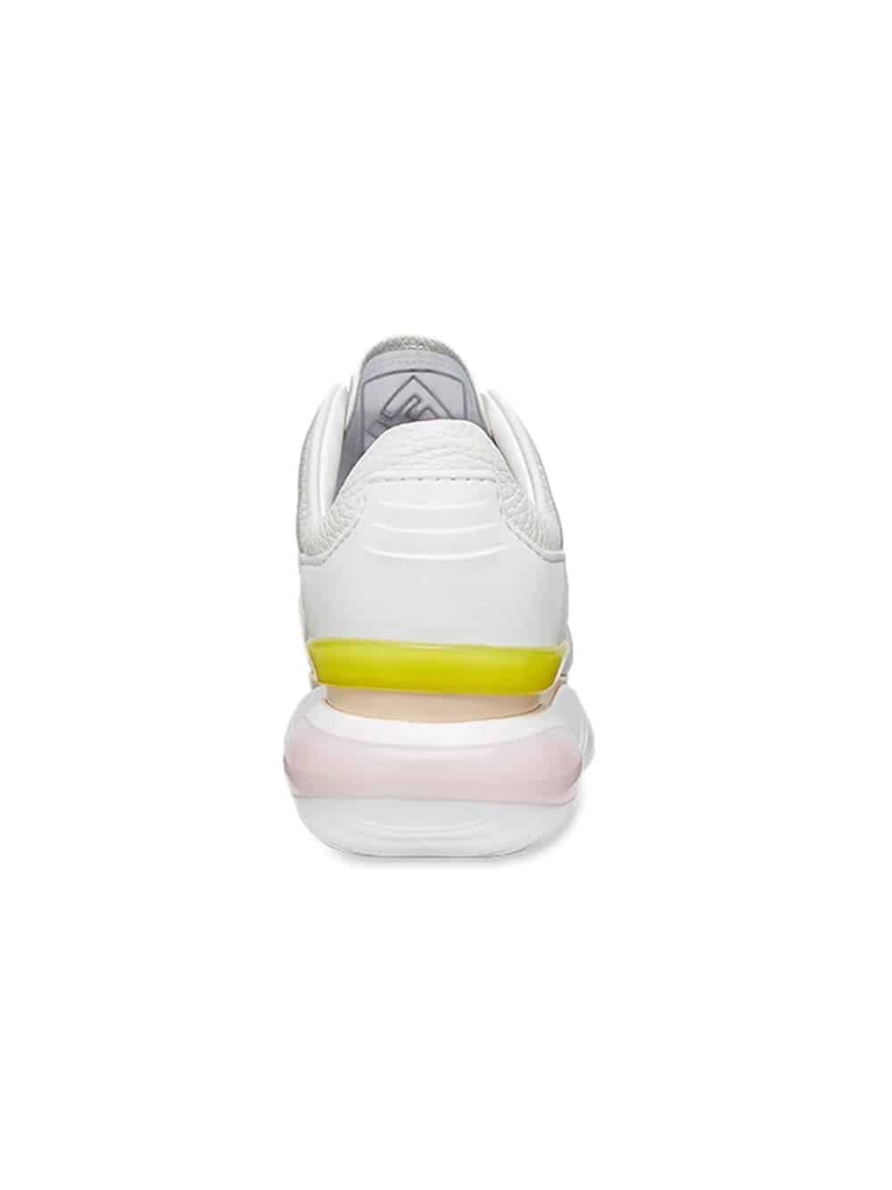 sheer panels chunky sneakers