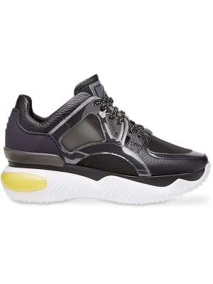 sheer panels chunky sneakers