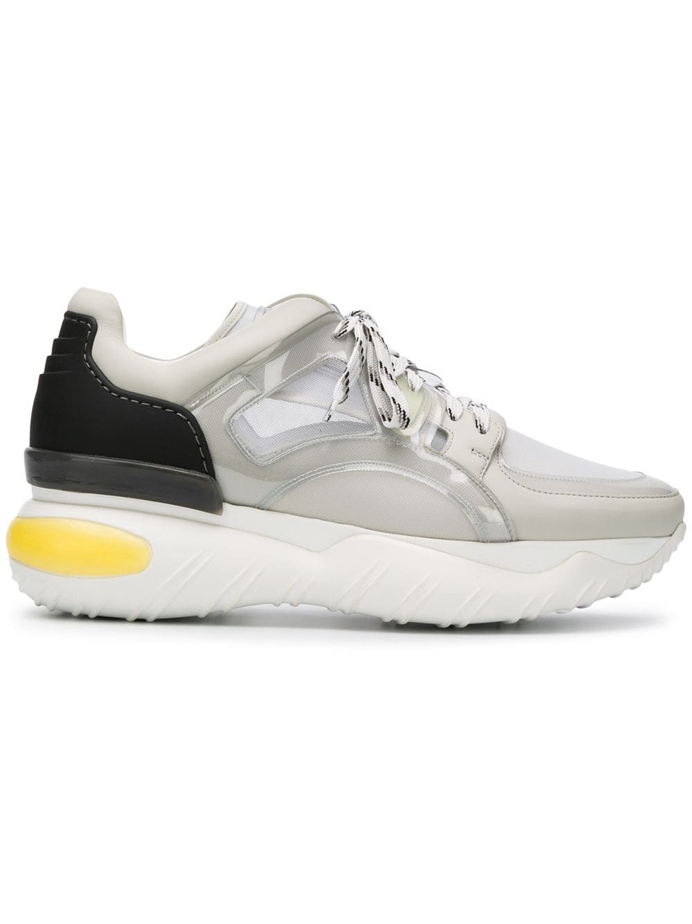 elevated sole runner sneakers