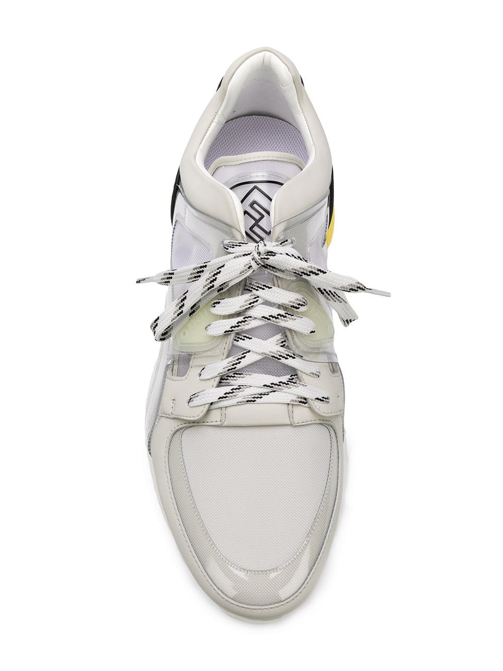 elevated sole runner sneakers