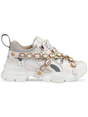 Flashtrek sneakers with removable crystals