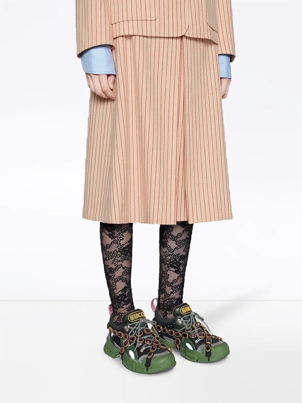 Flashtrek sneakers with removable crystals