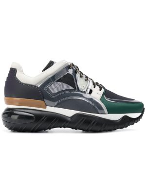 platform lace-up sneakers