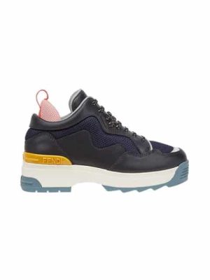 colourblock platform sneakers