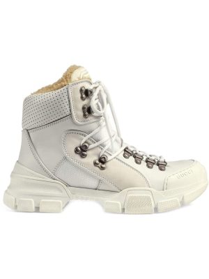 Flashtrek high-top sneaker with wool