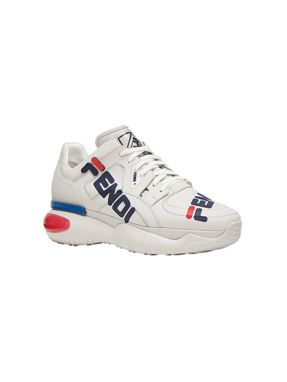 white Fendi Mania low-top sneakers