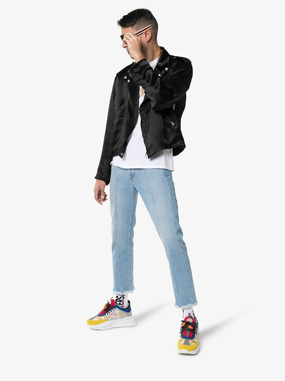 Chain Reaction Baroque Print Sneakers