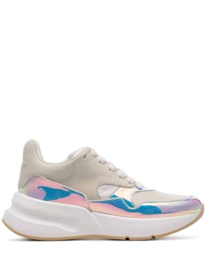 Metallic chunky sneakers