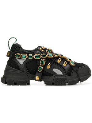 Flashtrek sneakers with removable crystals