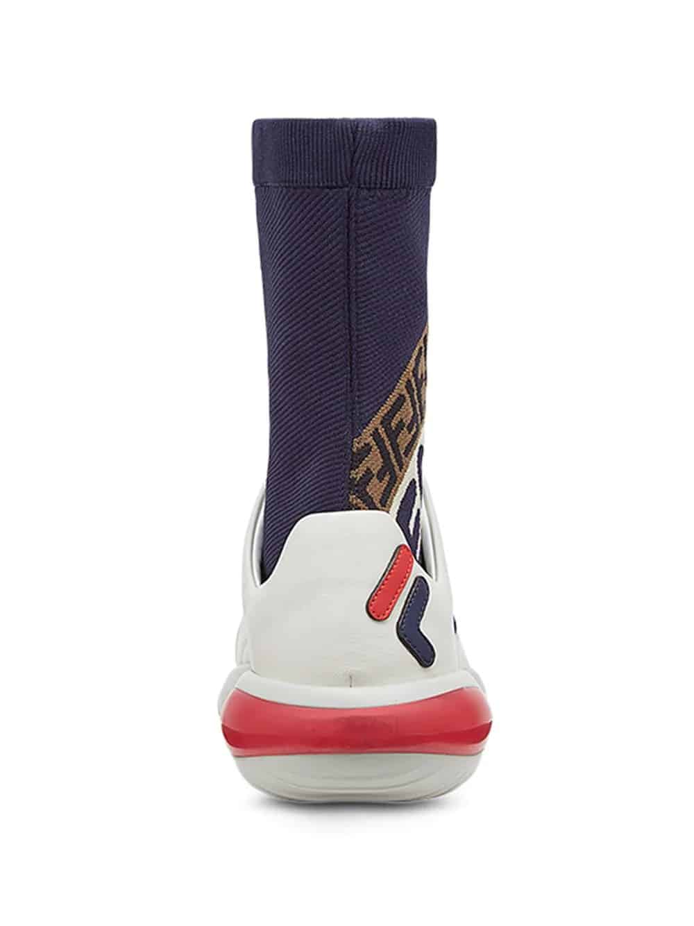 hi-top logo sneakers