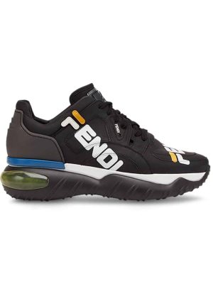 FENDI logo lace-up sneakers