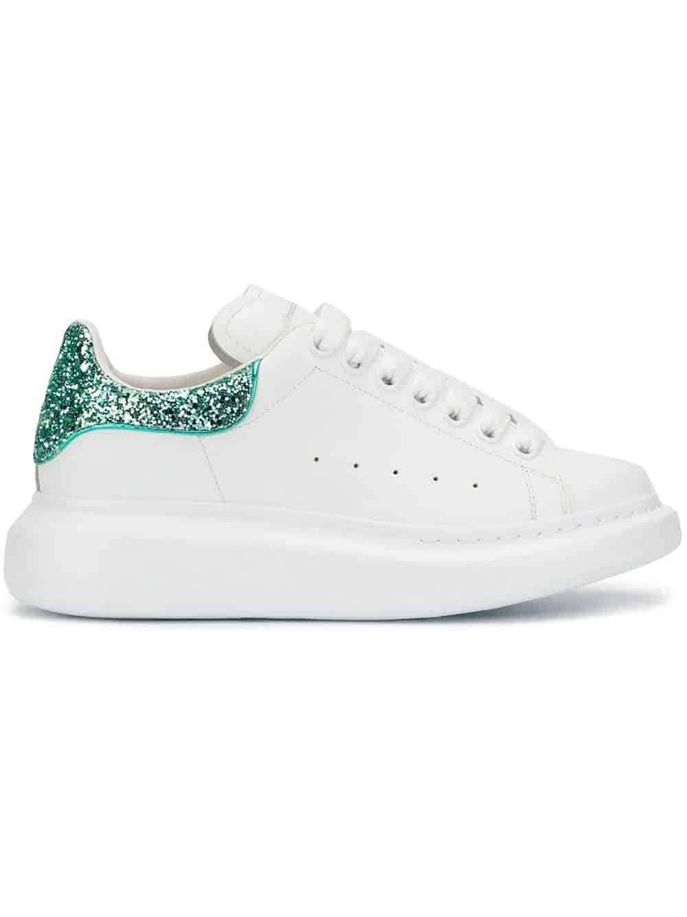 glittered trim sneakers