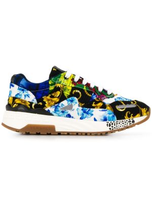 Barocco Print Mix Achilles Sneakers