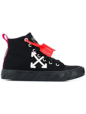 hi-top logo sneakers
