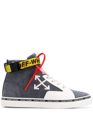 hi-top logo sneakers