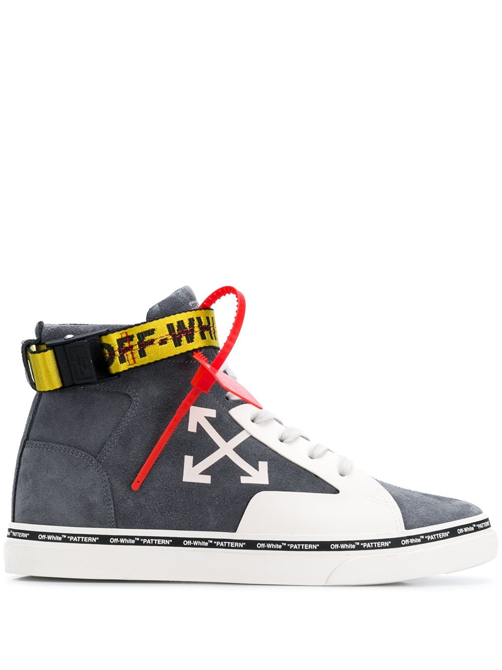 hi-top logo sneakers