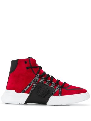 Medusa Motif High-top Sneakers