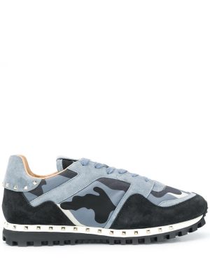 Sole Stud Camouflage Sneakers