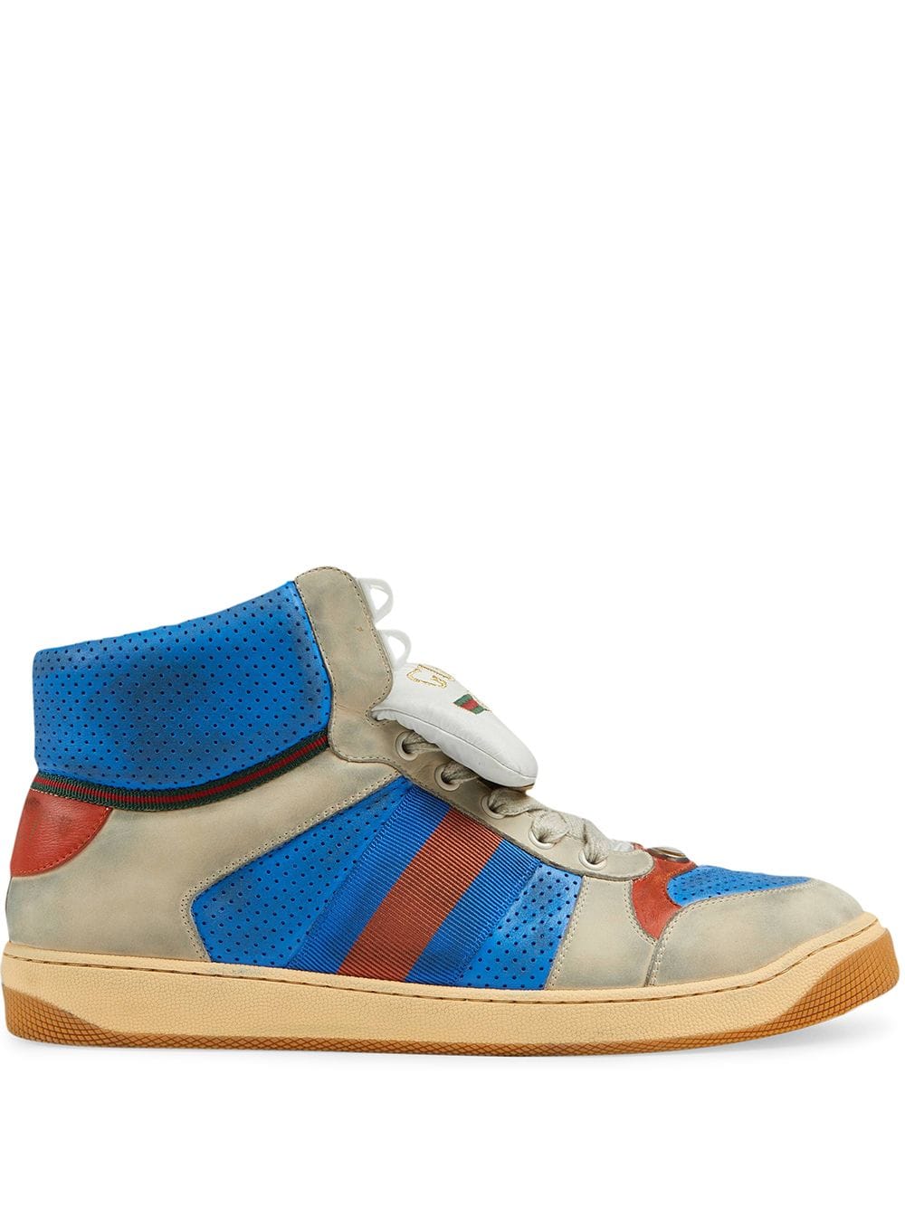 Screener leather high-top sneaker