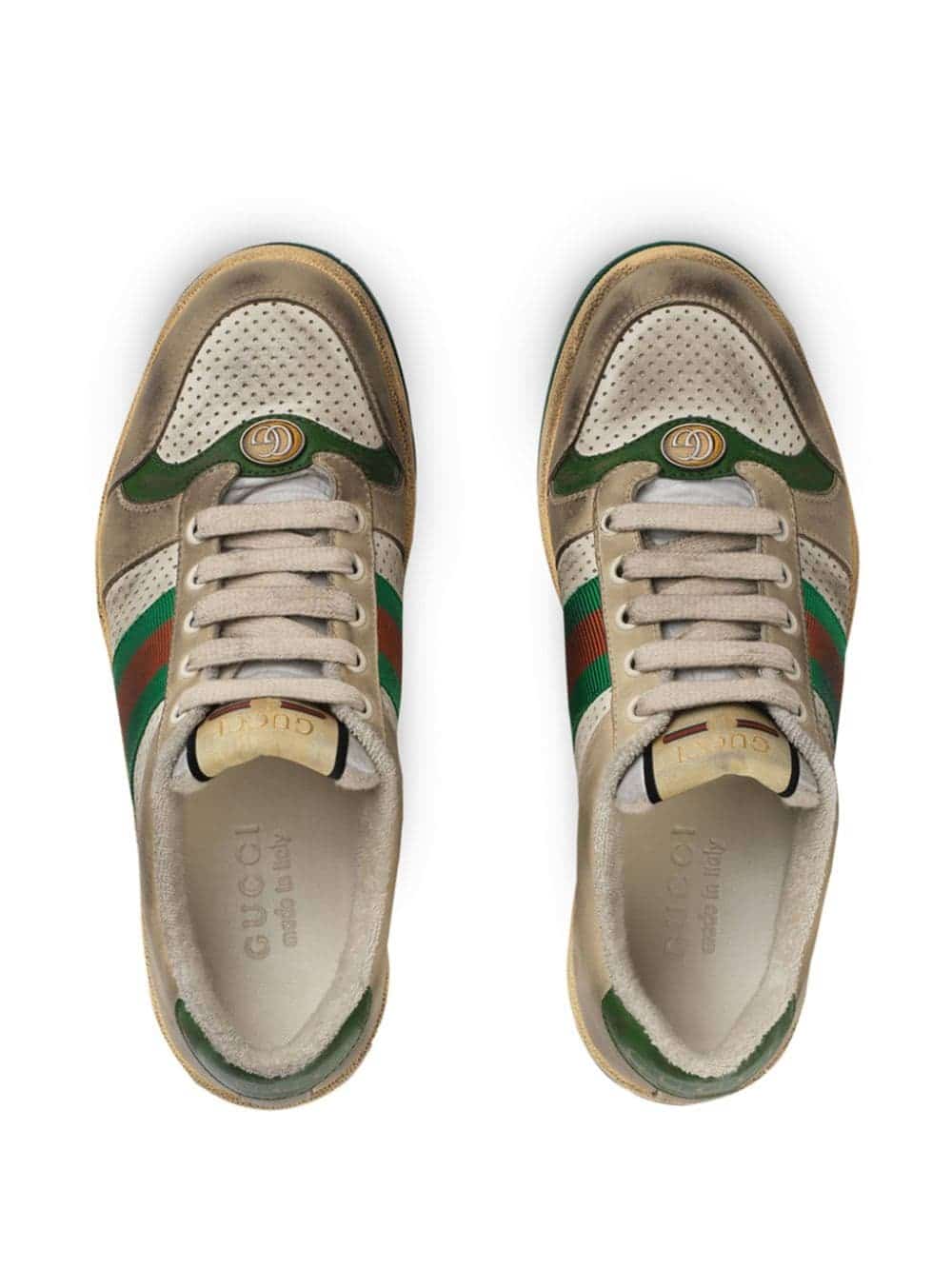 Screener leather sneaker