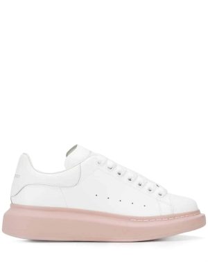 oversized contrast sole sneakers