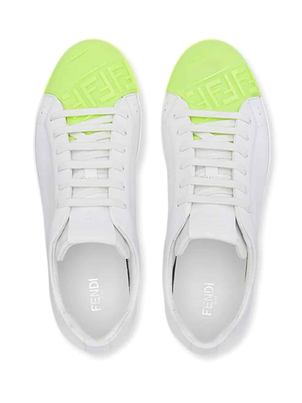 FF contrast toe sneakers