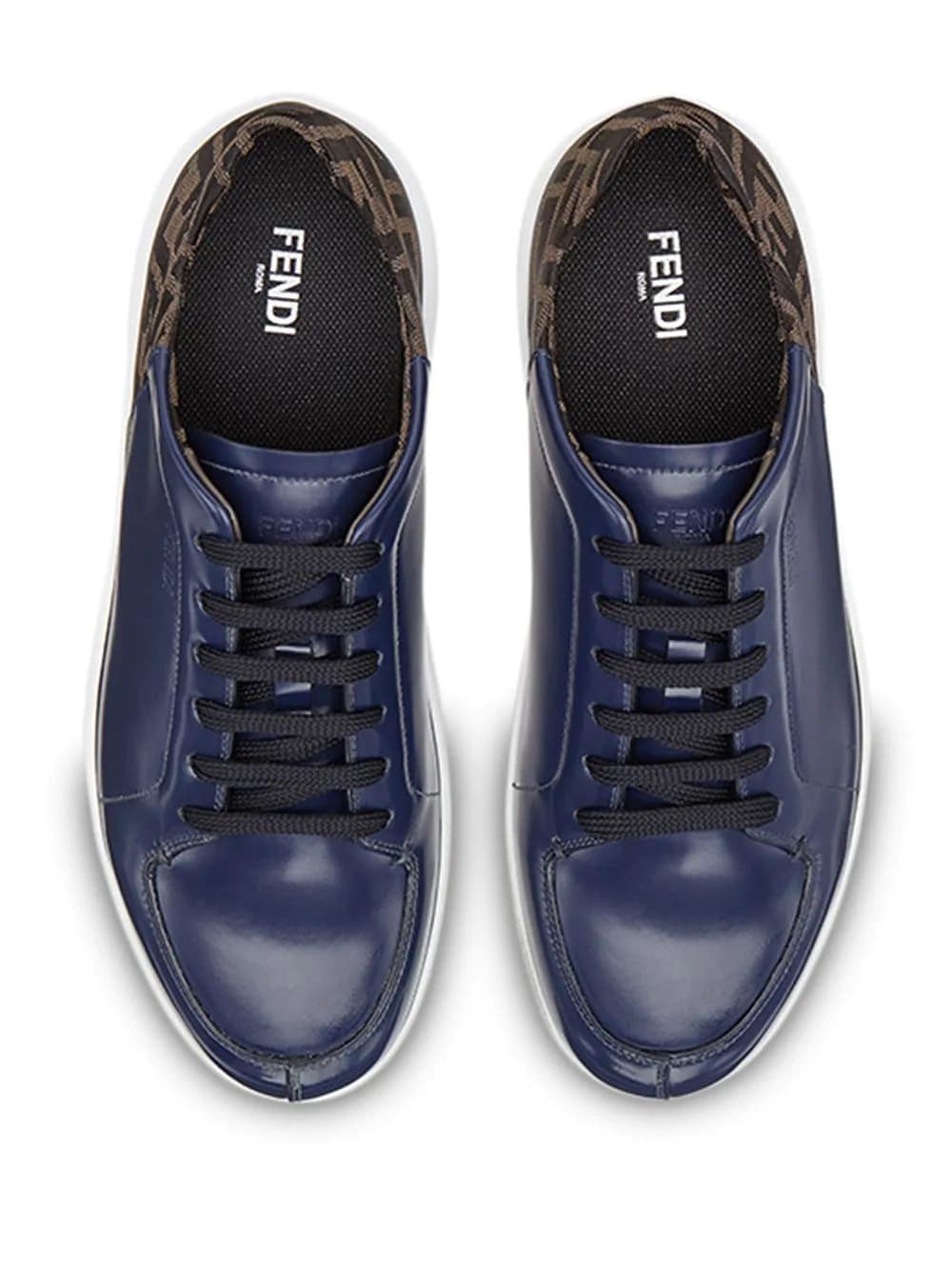 FF motif lace-up sneakers
