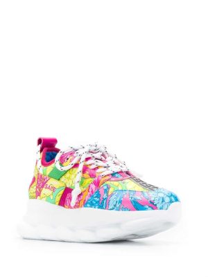 Technicolor Baroque printed sneakers