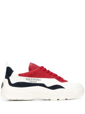 VALENTINO Panelled Lace-up Sneakers