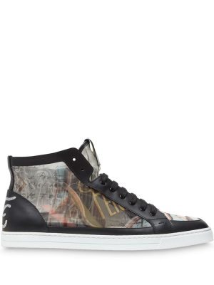 Karl Kollage high-top sneakers