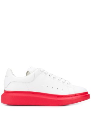 contrast platform low sneakers