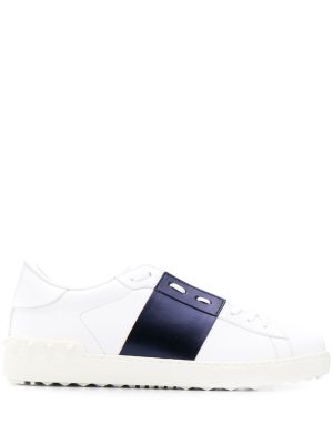 Low-top Colour-block Rockstud Sneakers