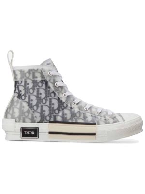 DIOR B23 HIGH-TOP SNEAKERS IN DIOR OBLIQUE